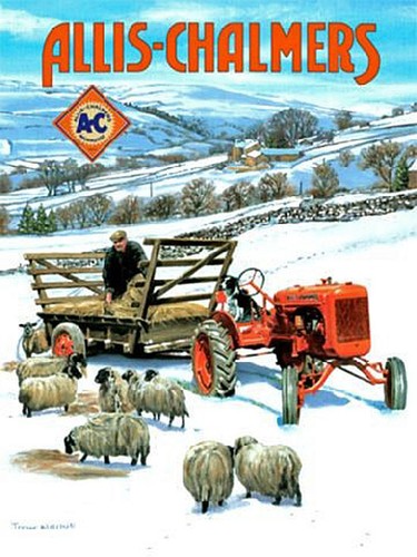 Allis chalmers tractor snow - allis, in