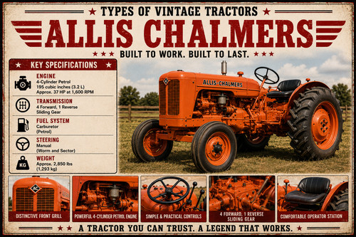 Allis chalmers vintage tractor - chalmers,