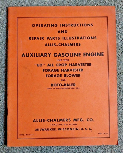 Operating instructions and - operating,