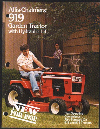 Allis chalmers 919 - allis-chalmers, lawn