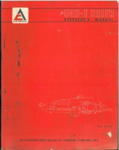 Allis chalmers jones baler - jones,
