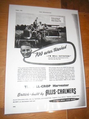 1952 allis chalmers - 1952,,