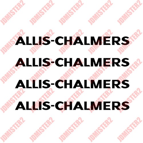 Allis chalmers stickers - chalmers,