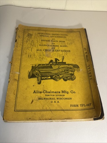Vintage allis chalmers - allis-chalmers, 60