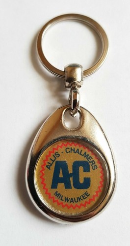Allis chalmers tractor keyring - tractor,