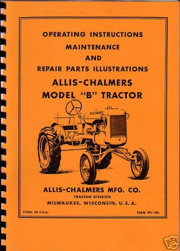 Allis chalmers model - model, "b"