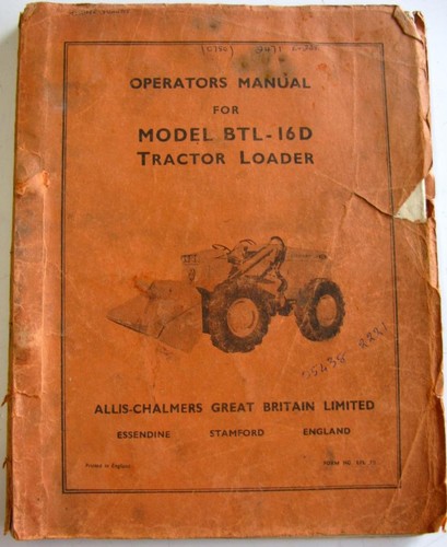 Allis chalmers model btl - allis-chalmers,