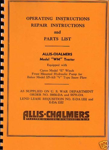 Allis chalmers model - allis-chalmers,