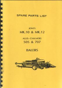 Jones baler mk10 mk12 allis - &,