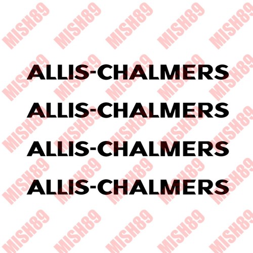 Allis chalmers stickers - chalmers,