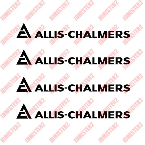 Allis chalmers decals - chalmers,